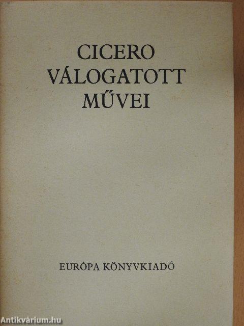 Cicero válogatott művei