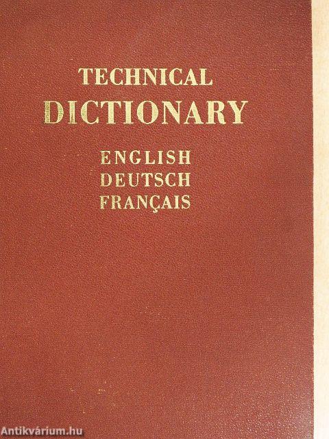 Technical Dictionary I.