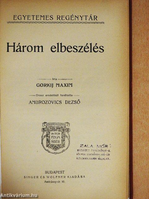 Három elbeszélés