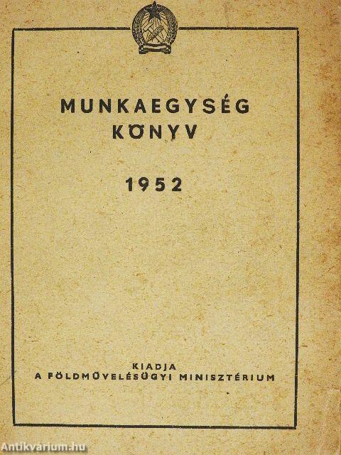 Munkaegység könyv
