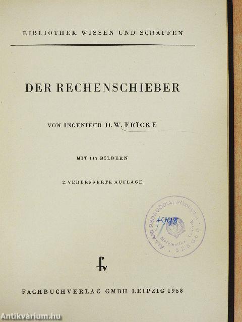 Der Rechenschieber