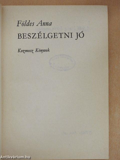Beszélgetni jó