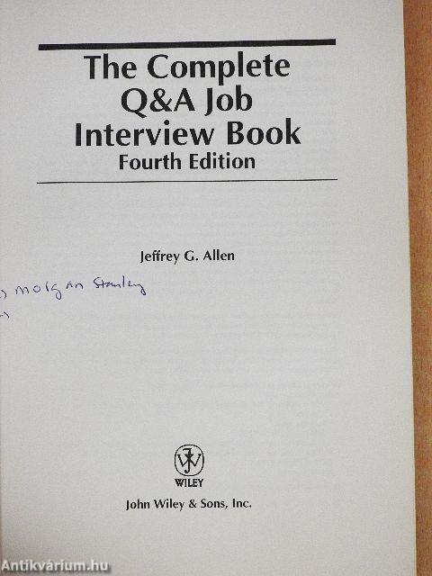 The Complete Q&A Job Interview Book