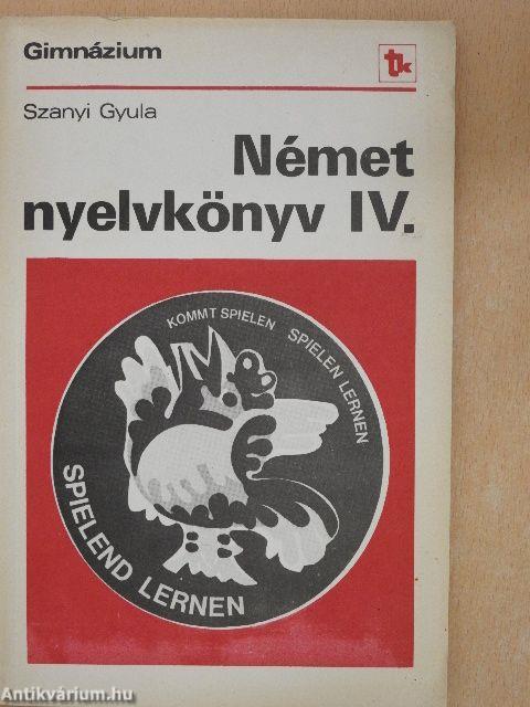 Német nyelvkönyv IV.