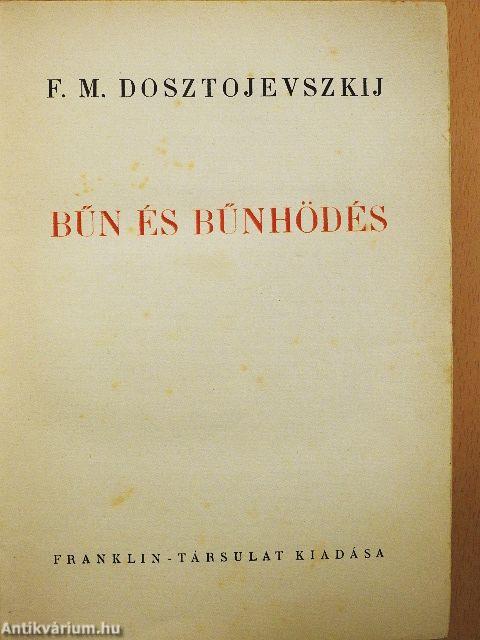Bűn és bűnhödés