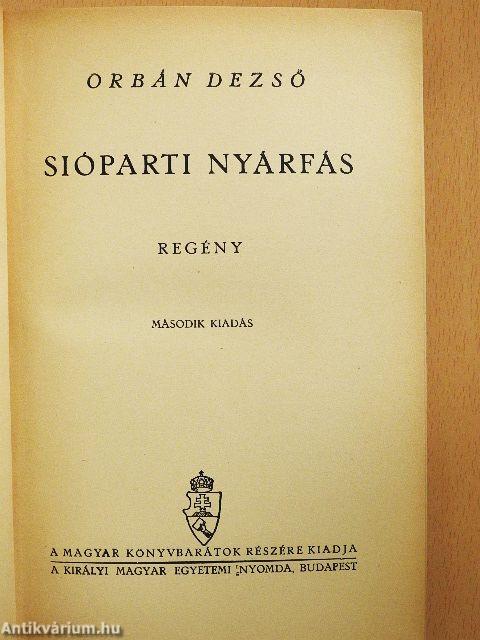 Sióparti nyárfás