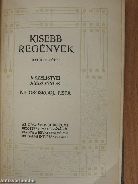 Kisebb regények V-VI.