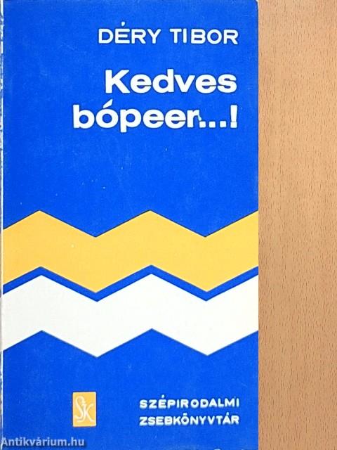Kedves bópeer...!