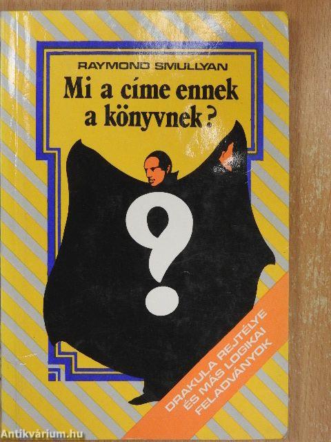 Mi a címe ennek a könyvnek?