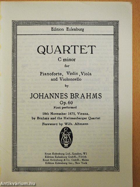 Piano Quartet C minor