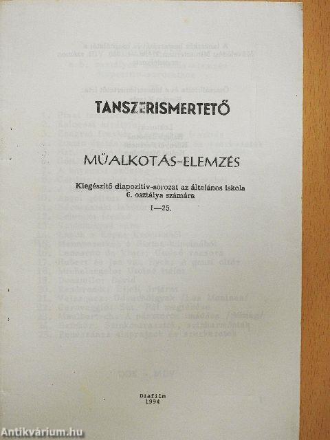 Tanszerismertető