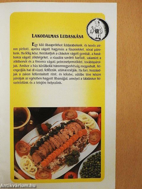 Liba-kacsa receptek
