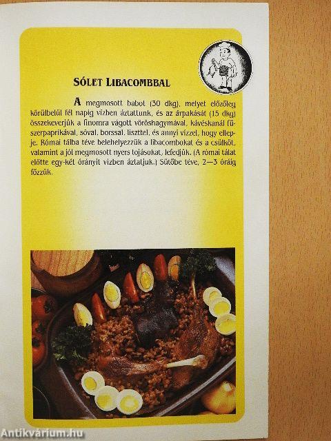 Liba-kacsa receptek