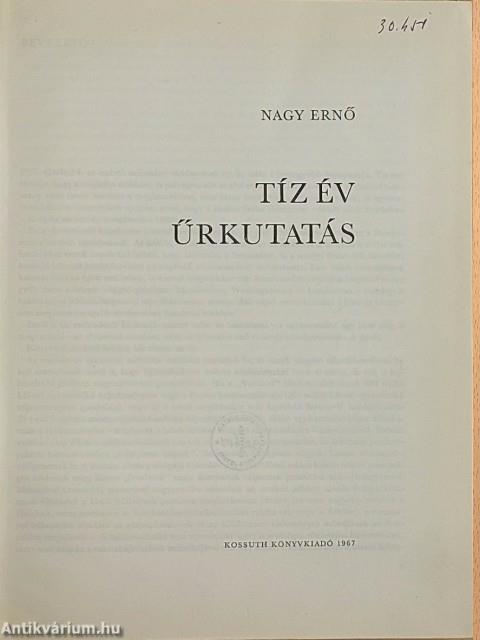 Tíz év űrkutatás