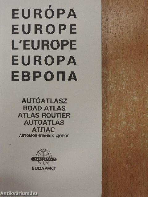 Európa autóatlasza