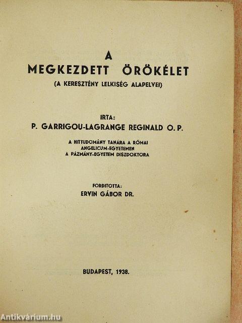 A megkezdett örökélet