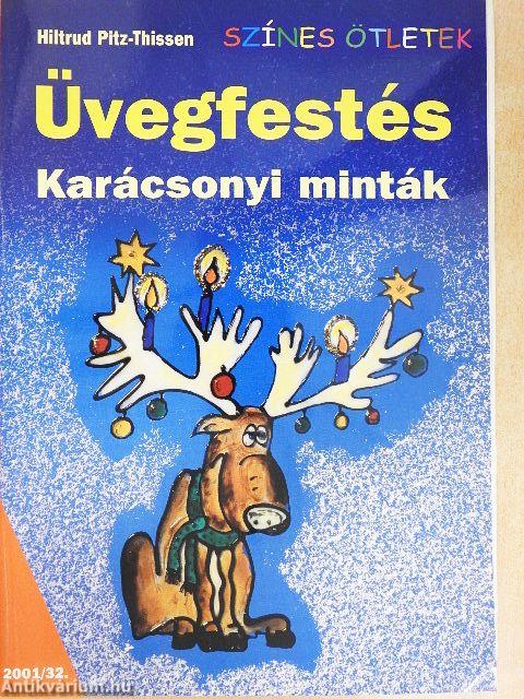 Üvegfestés - Karácsonyi minták