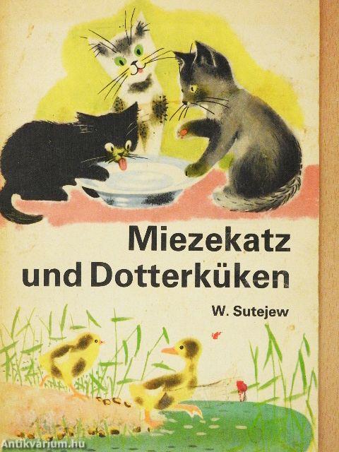 Miezekatz und Dotterküken