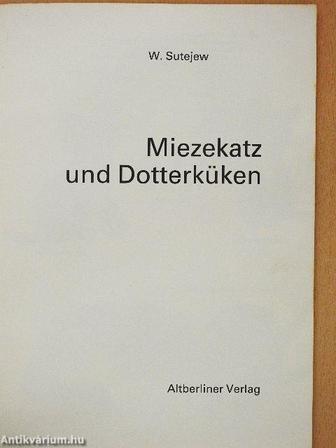 Miezekatz und Dotterküken
