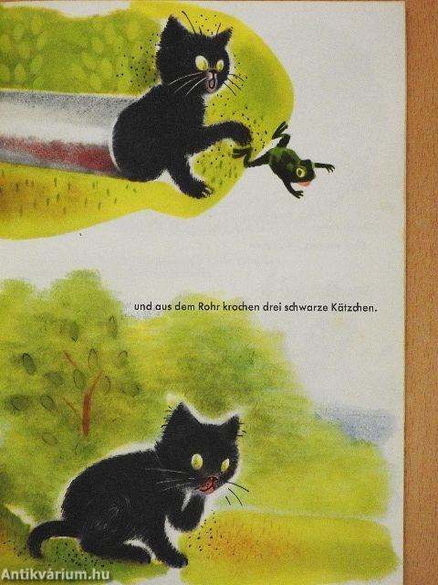 Miezekatz und Dotterküken