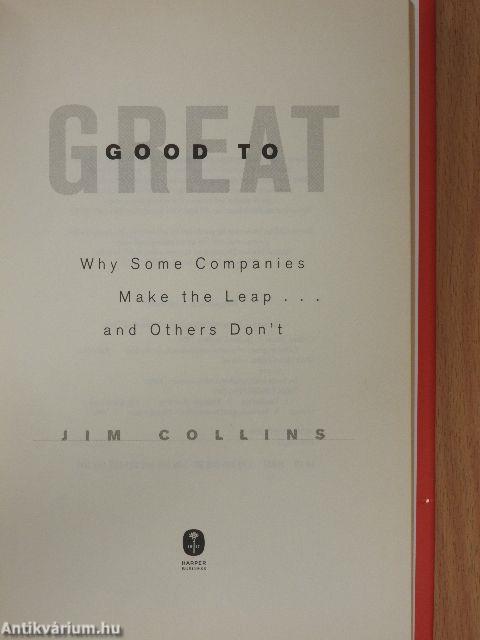 Good to Great