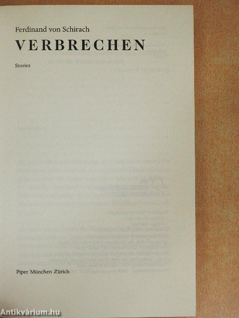 Verbrechen