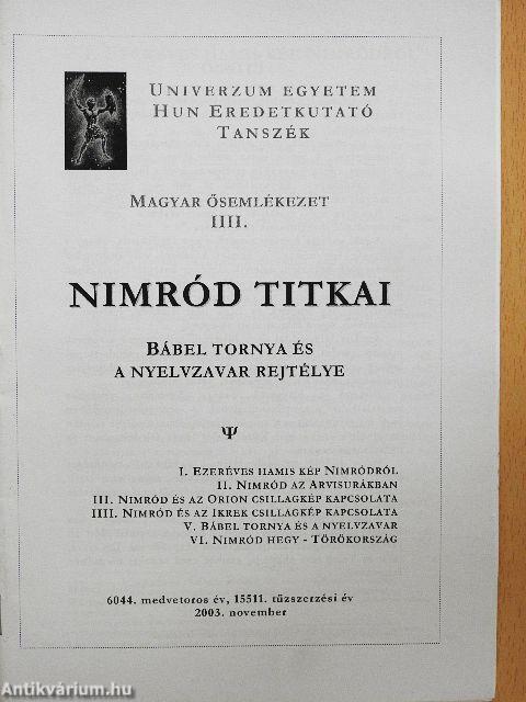 Nimród titkai