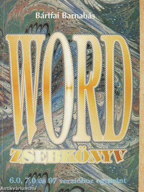 Word zsebkönyv