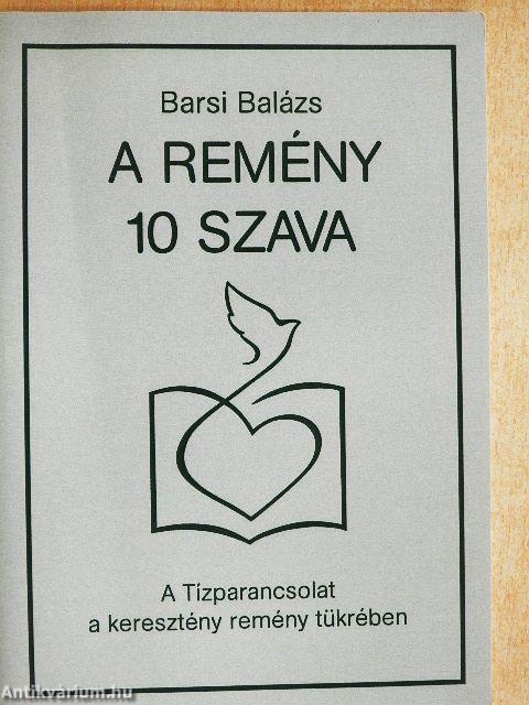 A remény 10 szava