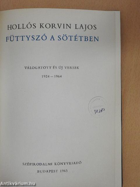 Füttyszó a sötétben
