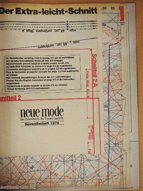 Neue Mode November 1978