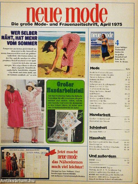 Neue Mode April 1975