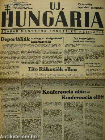 Uj Hungária 1955. augusztus 5.