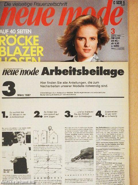 Neue Mode März 1987
