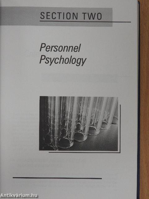 Psychology Applied to Work