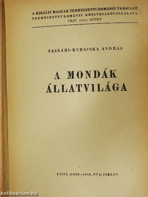 A mondák állatvilága