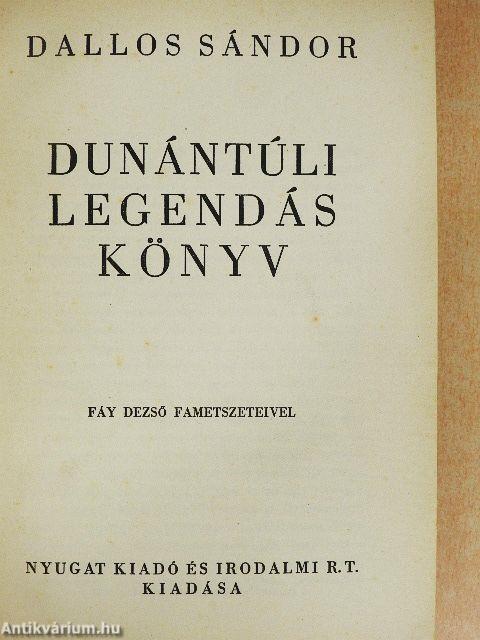 Dunántúli legendás könyv