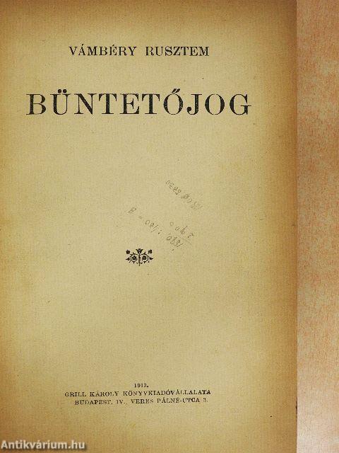 Büntetőjog I-II.