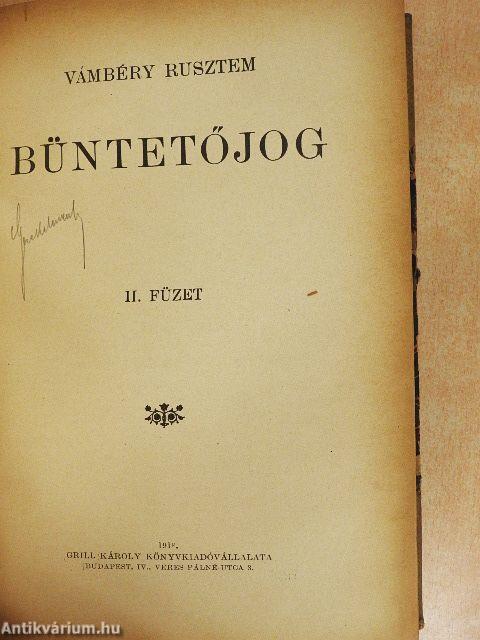 Büntetőjog I-II.