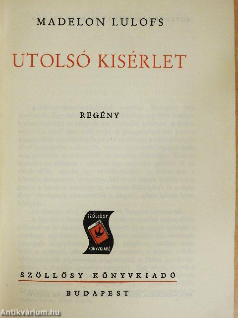 Utolsó kisérlet