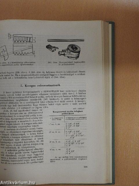 Fémforgácsoló szerszámok