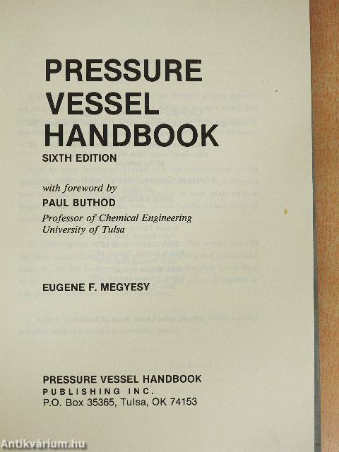 Pressure Vessel Handbook