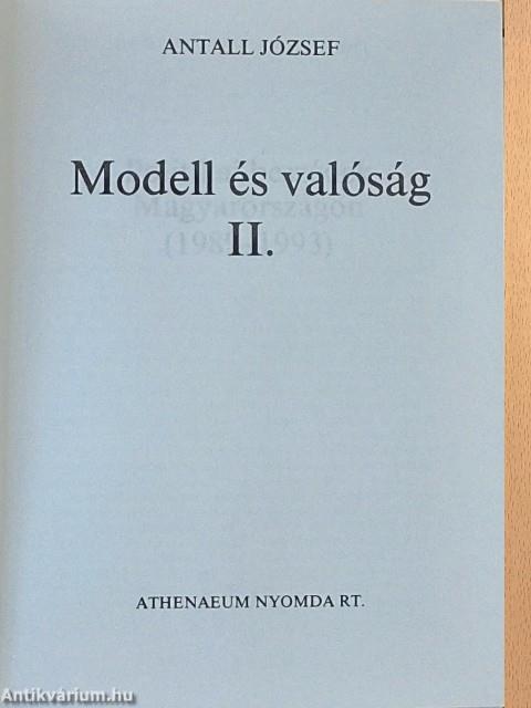 Modell és valóság II.