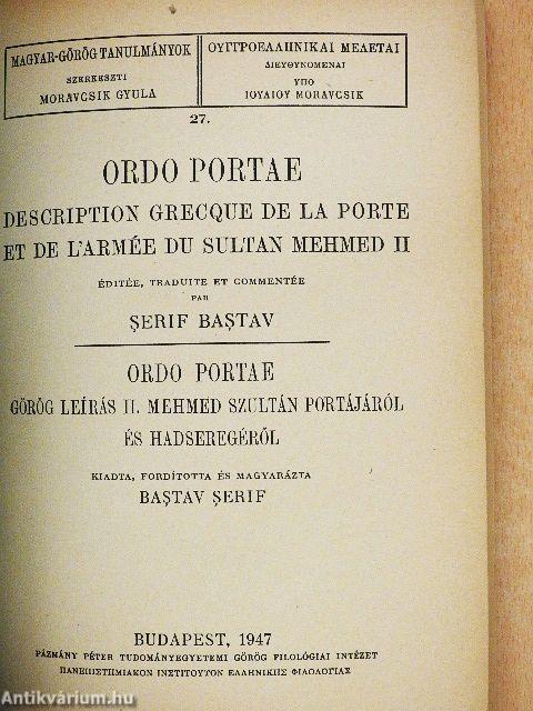 Ordo portae