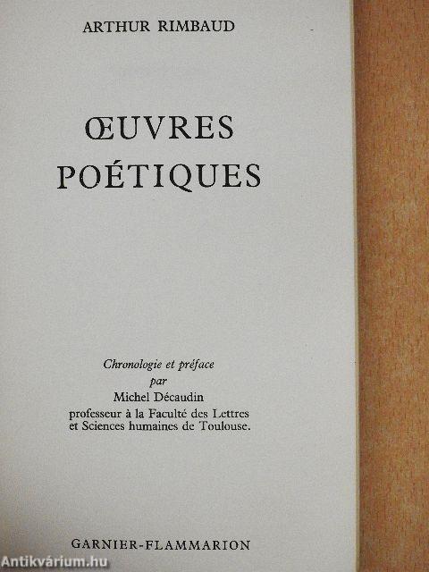 Oeuvres Poétiques