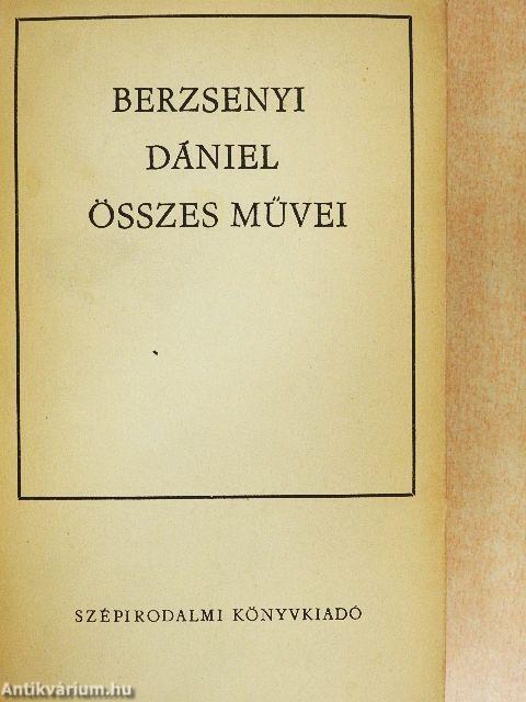 Berzsenyi Dániel összes művei
