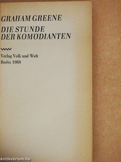 Die Stunde der Komödianten