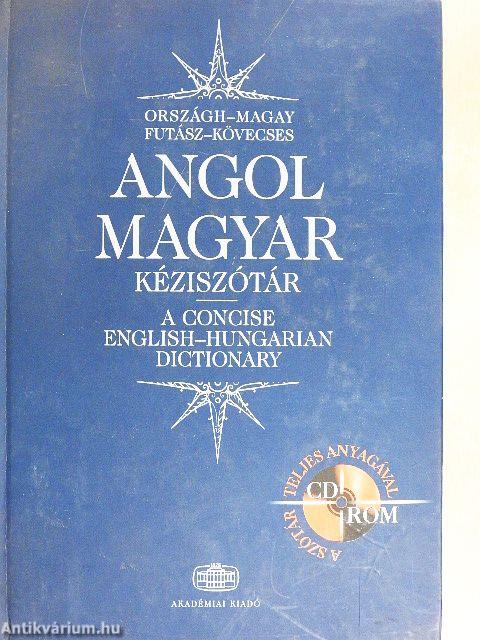 Angol-magyar kéziszótár - CD-vel