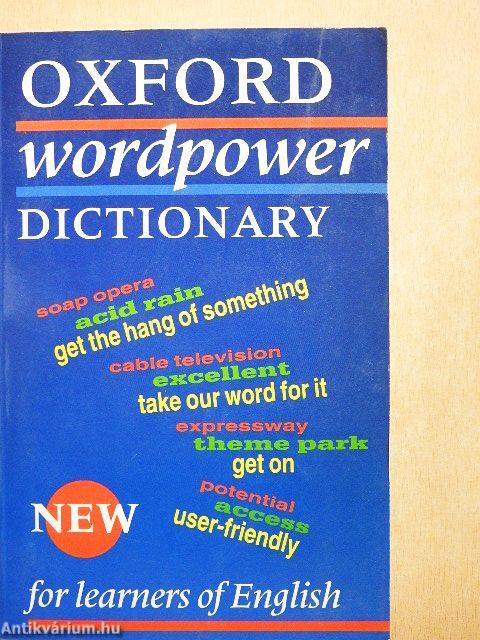 Oxford Wordpower Dictionary