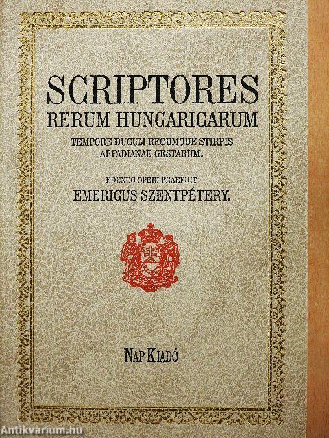 Scriptores Rerum Hungaricarum II.